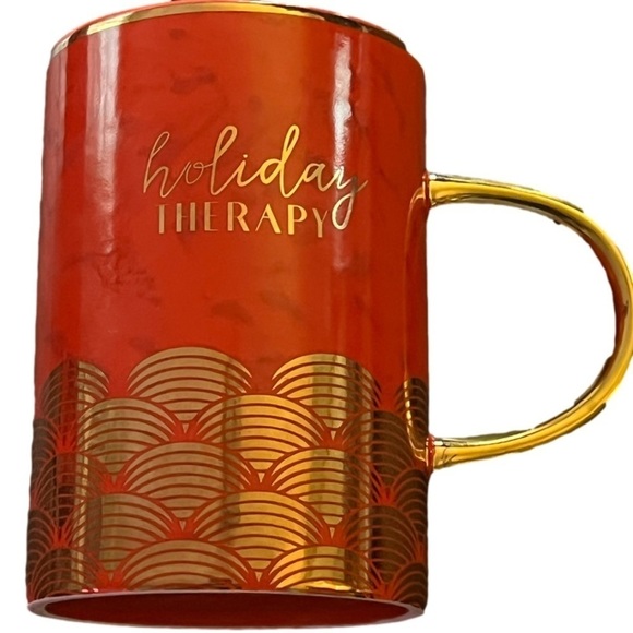 PAPER Destiny Red Gold Holiday Therapy Mug 16oz. - Picture 8 of 8